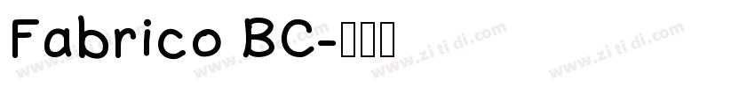 Fabrico BC字体转换